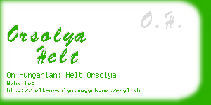 orsolya helt business card